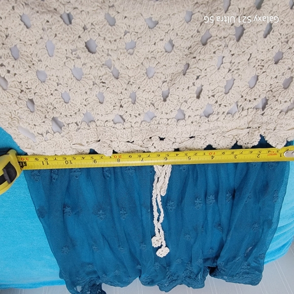 2 X HP Lace Crochet Tank Top Medium - Picture 6 of 11